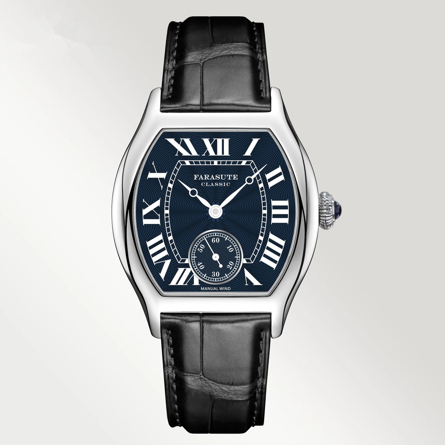 FARASUTE New Classic Hangzhou Customized Movement Manual Mechanical Watch Men Sapphire Crystal Small Second 50m Waterproof reloj