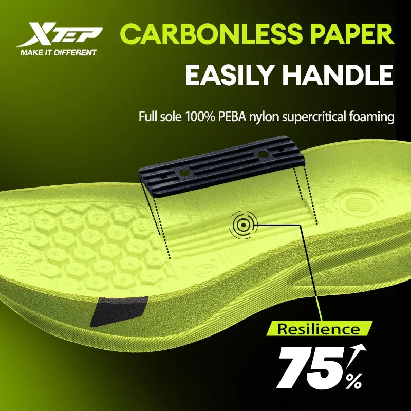 XTEP 2000km PRO Running Shoes For Men 2026 Spring Soft Durability Stability Comfort Lightweight Male Sports Sneakers 874219110026