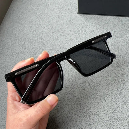 Vazrobe 160 mm oversized solbriller til mænd, polariserede, sorte solbriller til mænd, unisex, store, med bred ramme, XXL-størrelse