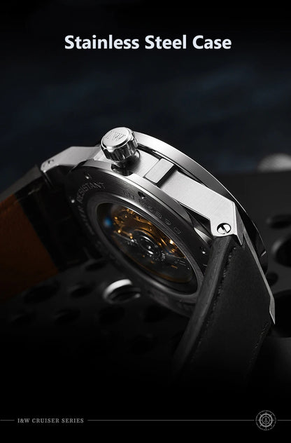 IW New Fashion Date Men Watch MIYOTA Automatic Movement Luminous Top Brand Luxury Sports Mechanical Watch Relogio Masculino