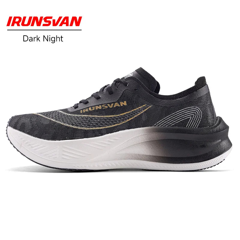 IRUNSVAN Carbon Plate Marathon Running Shoes, Professional Stable Support, Shock Absorption, Ultra-Light Rebound Sports Shoes