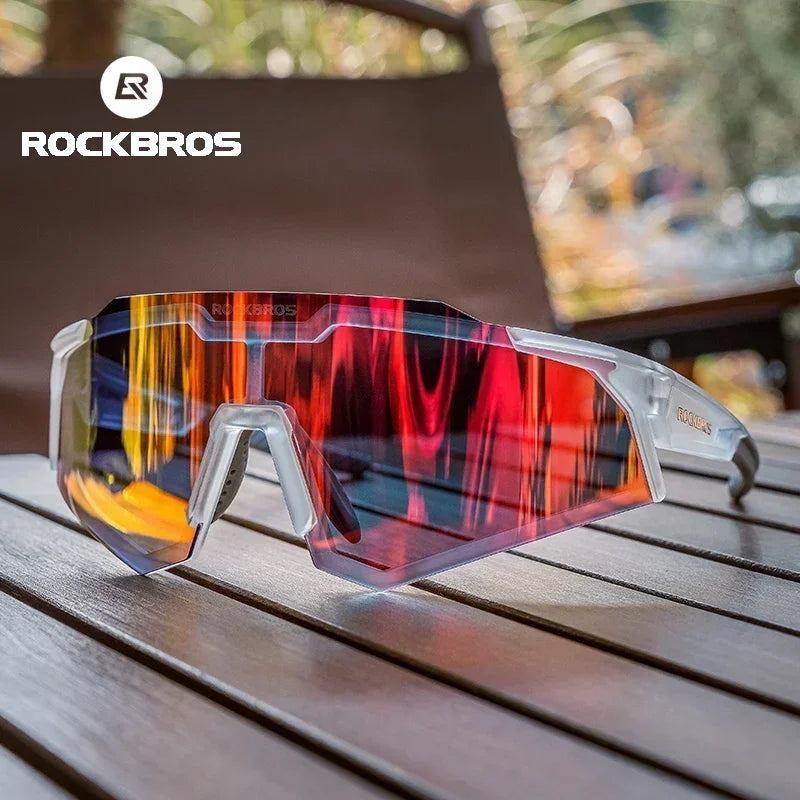 ROCKBROS fotokromatiske cykelbriller, polariserede, justerbar næsebro, briller til nærsynethed, sportsolbriller, mænd, kvinder, briller, beskyttelsesbriller