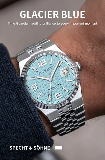 Specht & Söhne New Men's Watches Miyota 8215 Automatic Mechanical Wristwatches Stainless Steel Watch Men's Watch 37MM