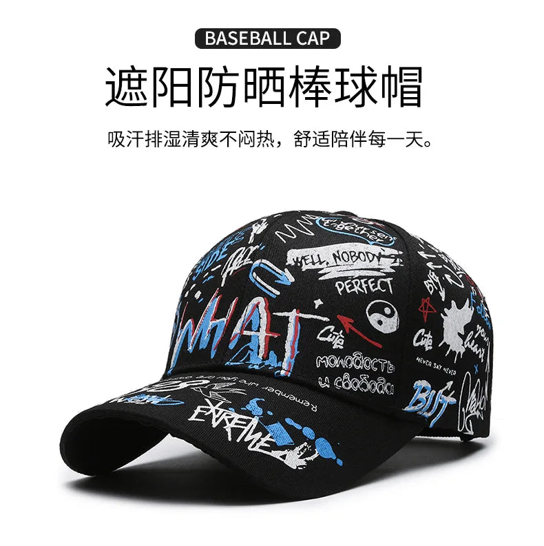 Fashion Hip Hop Baseball Cap personality Trucker Caps Cotton Snapback hat Outdoor Sun Hats sports leisure Cap