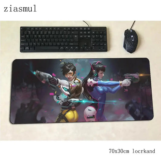 Dva gaming podloška za miš 70x30cm XL, gaming mousepad za PC i prijenosno računalo, slatka podloga za stol i miš, gaming igre, božićni pokloni, gamer podloge, gamepad