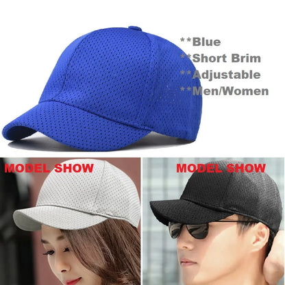 Big Head Plus Size Summer Mesh Baseball Cap for Men Women Trucker Breathable Hat Adjustable for Outdoor Sports Running