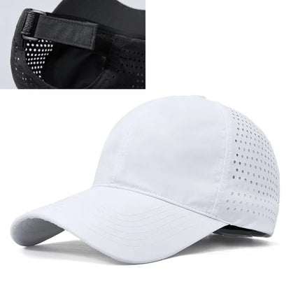 Big Head Plus Size Summer Mesh Baseball Cap for Men Women Trucker Breathable Hat Adjustable for Outdoor Sports Running
