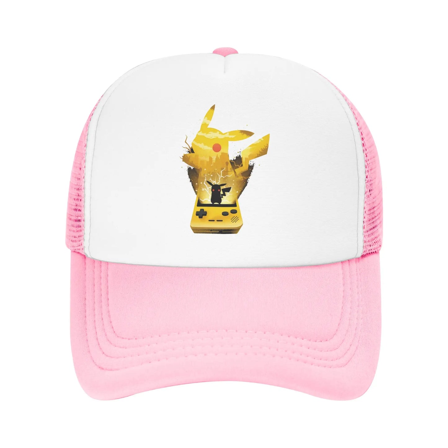 Pokemon Trucker Hats Adult Hip-Hop  Hats Trucker Hat Trucker Cap Adjustable Polyester Mesh Baseball Caps Summer
