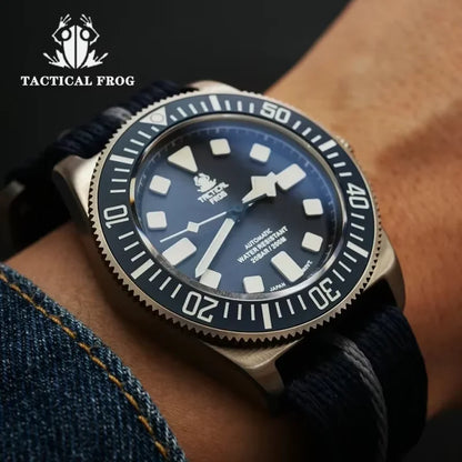 Tactical Frog FXD V4 Mechanische Uhr NH35 Automatikwerk Titan-Herrenuhr 200m wasserdicht Saphirglas Leuchtzeiger 42mm Uhr