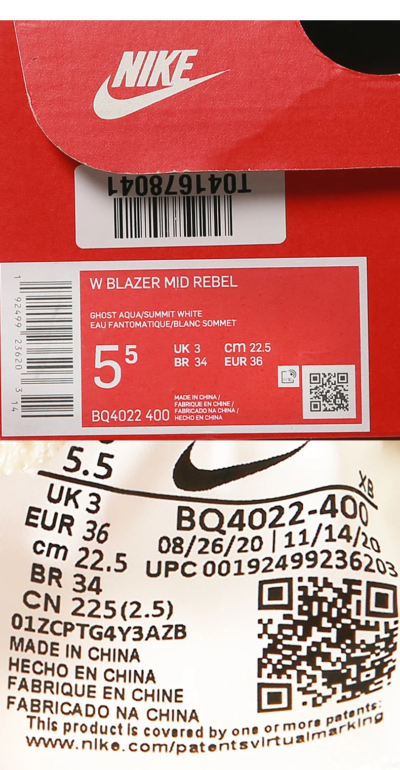 Nike genuine Seasonal New Women's High-Top Casual Shoes BQ4022-400