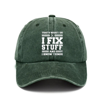 FOCUS Print Cap Washed Cotton Adjustable Classic Style Baseball Cap, Sports Duckbill Hat for Men and Women