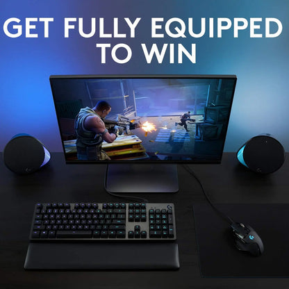 Logitech G502 HERO High Performance Wired Gaming Mouse HERO 25K Sensor 25,600 DPI RGB Adjustable Weights 11 Buttons PC/Mac Mouse