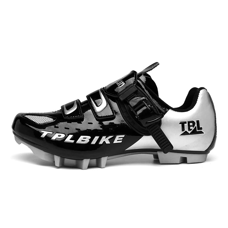 New Men’s and Women’s Bicycle Shoes Outdoor Cycling Shoes with Three Functional Soles Professional Training Shoes