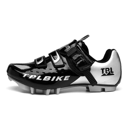 New Men’s and Women’s Bicycle Shoes Outdoor Cycling Shoes with Three Functional Soles Professional Training Shoes