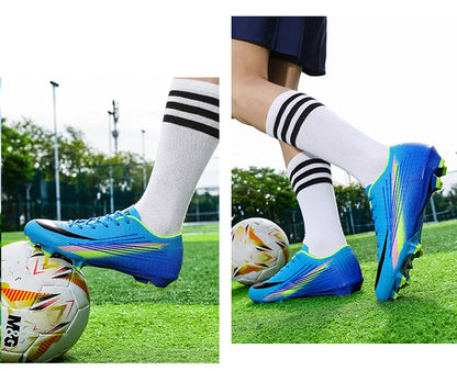 Bottes de Football pour hommes, chaussures de stade à ongles longs, confortables, de haute qualité, antidérapantes, pour Match de société professionnelle