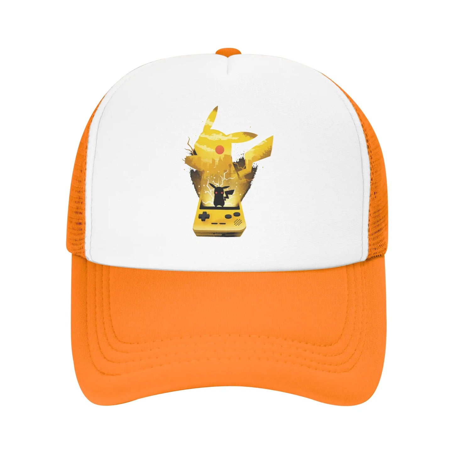 Pokemon Trucker Hats Adult Hip-Hop  Hats Trucker Hat Trucker Cap Adjustable Polyester Mesh Baseball Caps Summer