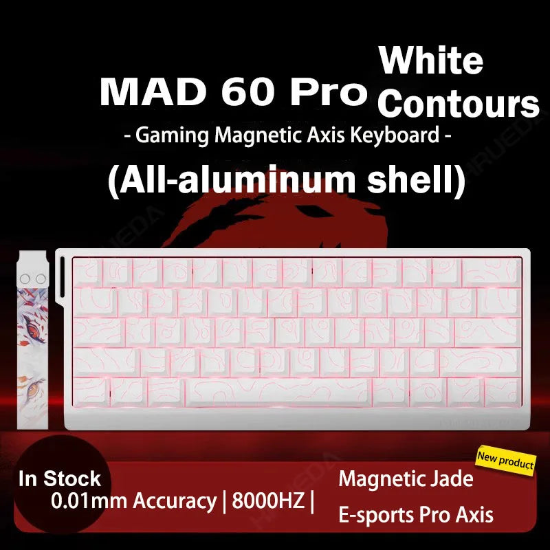 MADLIONS Mad 60he Mad60HE Mad 68HE Mechanical Keyboard Magnetic Switch Wired Hot Swap 8K Polling Rate Customized Gaming keyboard
