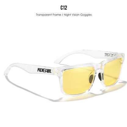 KDEAM Large Size Square Men's Sunglasses Polarized Photochromic Oversized Sun Glasses Fashion Women Shades Upgraded Edition