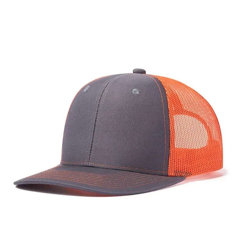 Breathable Mesh Classic Baseball Cap forMem Women Casual Trucker Hat Breathable Adjustable Snapback Unisex Active Sporty Dad Cap