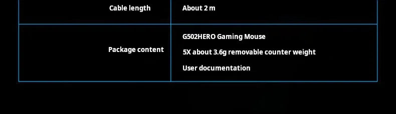 Logitech G502 HERO Cable Game Mouse E-Sports Eating Chicken Mechanical Mouse RGB Light Can Be Balanced To Eat Chicken Macro Prog