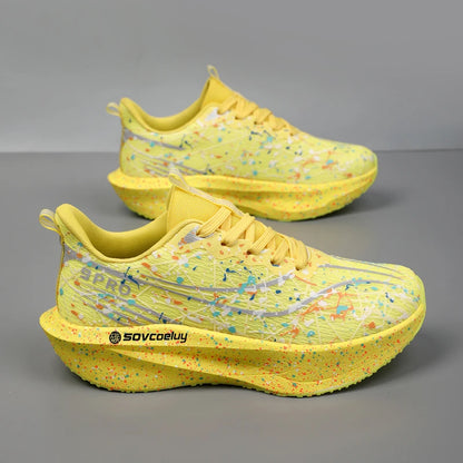 Marathon Men's Running Shoes Breathable Lightweight Comfortable Casual Wear-Resistant Low-Top Comfort Sports Running Shoes