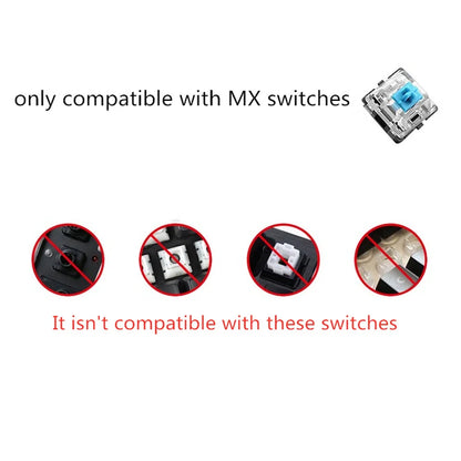 131 Tasten seitlich gravierte, hintergrundbeleuchtete Keycaps für mechanische Tastaturen mit Cherry MX Switches, OEM-Profil, ABS-Keycaps, individuelle Tastenkappen für DIY