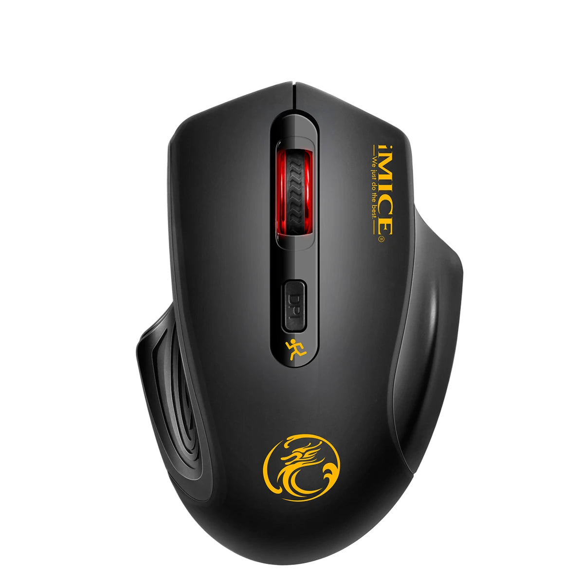Mouse wireless nuovo 2000DPI regolabile con ricevitore USB 3.0, mouse ottico per computer 2.4GHz, mouse da gaming dal design ergonomico per laptop