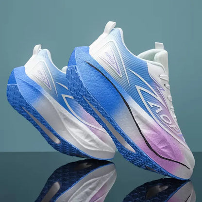 2026 Air Cushion Jogging Running Shoes Carbon Plate Marathon Men's Sports Breathable Lightweight Women's Non-Slip Sneakers
