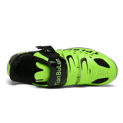 New Men’s and Women’s Bicycle Shoes Outdoor Cycling Shoes with Three Functional Soles Professional Training Shoes