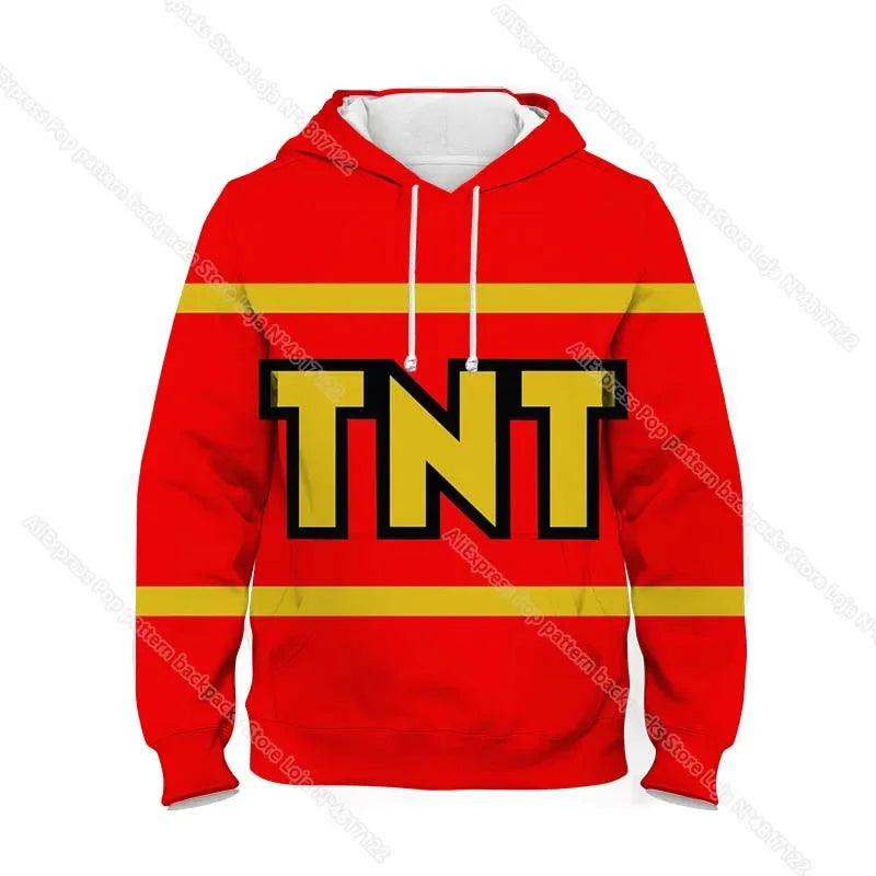 Kids Crash Bandicoot On the Run Hoodies Spring Boys Girls Cartoon Anime Sweatshirt Children Tops Coat Toddler Pullovers
