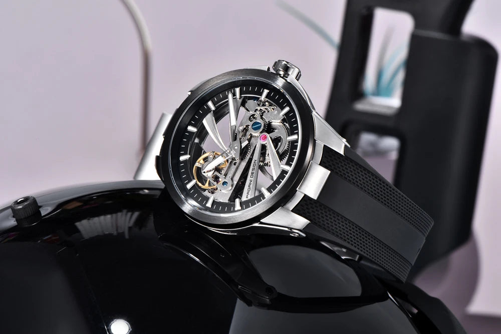 2026 New PAGANI DESIGN Hollow Men's Watches Mechanical Luxury Automatic Watch Men AR Sapphire Waterproof Luminous Man Gift Clock