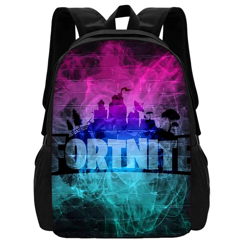 Beliebter FortniteS Schulrucksack für Kinder mit Umhängetasche und Federtaschen – Schultaschen für Jungen und Mädchen, ideales Geschenk