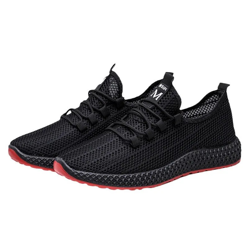 New Men's Casual Sports Shoes Outdoor Thick Bottom Versatile Summer Workwear Trendy Shoes Anti-Slip Wear-Resistant Rubber Sole