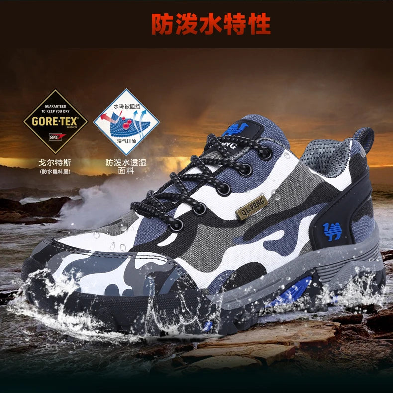 Casual Shoes Men Summer Outdoor Sneakers Women Footwear Trainer Waterproof Camouflage Army Shoe Male Military Shoes Tenis Jeans