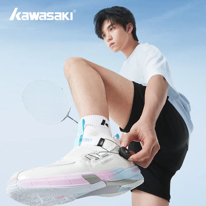 Zapatillas profesionales de bádminton Kawasaki King Series 2.0 para hombre y mujer, deportivas antitorsión originales, zapatillas de tenis para hombre, sneakers A3311