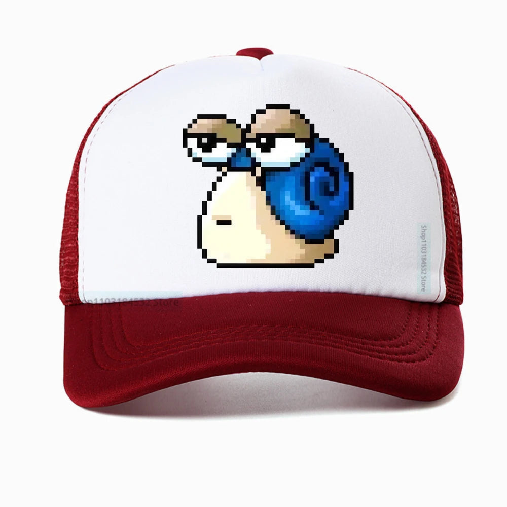 Czapka baseballowa z nadrukiem Harajuku MapleStory – urocza i zabawna, męska, w koreańskim stylu, dla fanów gier, otaku i hipsterów – czapka z możliwością personalizacji