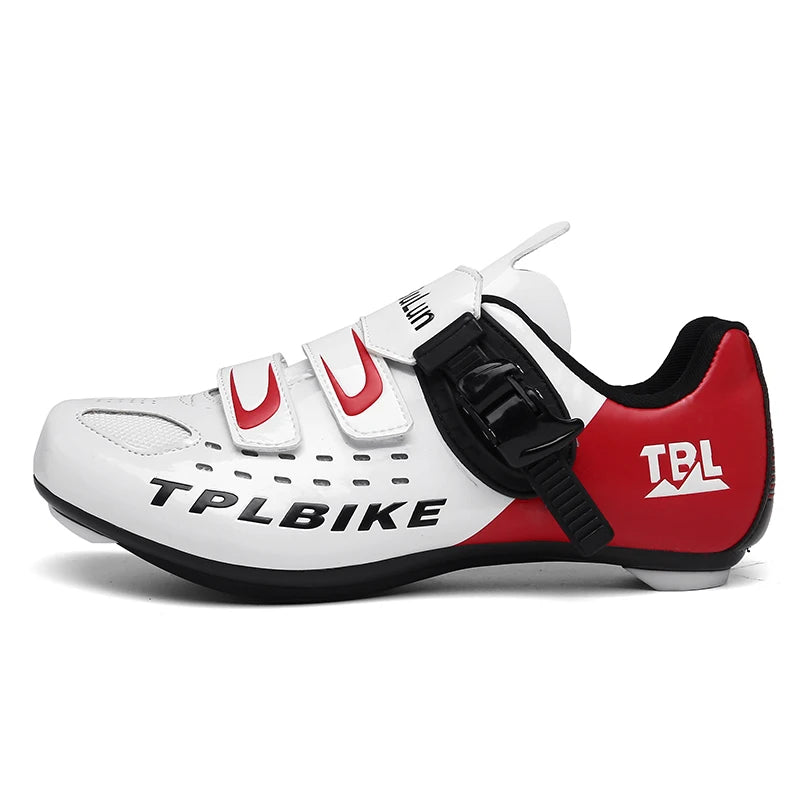 New Men’s and Women’s Bicycle Shoes Outdoor Cycling Shoes with Three Functional Soles Professional Training Shoes