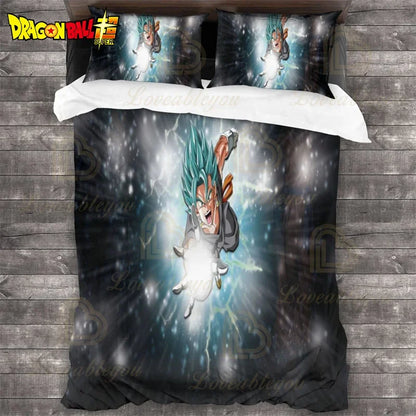 Dragon Ball Z Guko Kids Bedding Set Single King Size Duvet Cover with Quilt And Pillowcase Double Bed Linen for Bedroom Decor