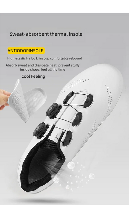 Cycling Sports Shoes, MTB Men's Mountain Bike Shoes, Racing Shoes, Off-Road Mountain Bike Pedal Cycling Shoes, Mountain Competition