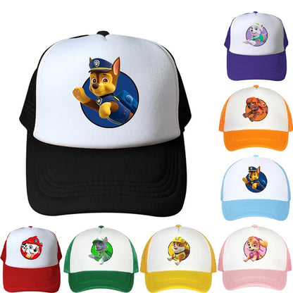Paw Patrol-kasketter: Chase og Skye – baseballkasket til kvinder og mænd med sødt tegneserie- og anime-mønster, solhat, sommerkasketter til udendørs brug, fødselsdagsgaver