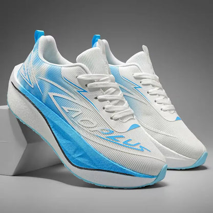 2026 Air Cushion Jogging Running Shoes Carbon Plate Marathon Men's Sports Breathable Lightweight Women's Non-Slip Sneakers