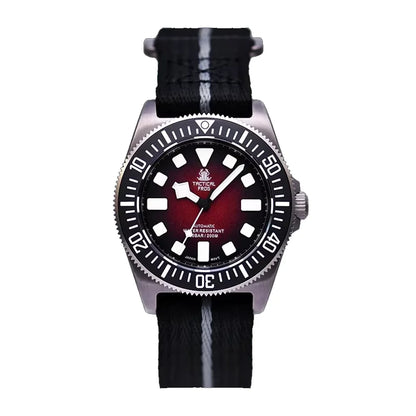 Tactical Frog FXD V4 Mechanische Uhr NH35 Automatikwerk Titan-Herrenuhr 200m wasserdicht Saphirglas Leuchtzeiger 42mm Uhr