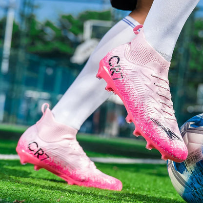 Zapatos de fútbol para adulto de alta demanda en otoño, con amortiguación, suaves y estables, deportivos con rebote, envolventes, ligeros y con tacos