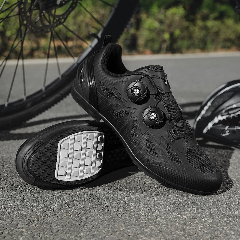 Men Non Locking Mountain Bike Shoes Without Cleats Road Bicycle Rb Speed Non Cleat Cycling Shoes Sneaker Flat Pedal Mtb Women