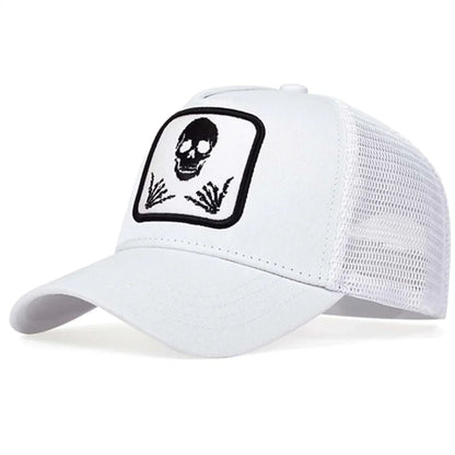 Unisex Personality Embroidery Baseball Net Caps Adjustable Casual Hats Spring and Summer Outdoor Sunscreen Hat