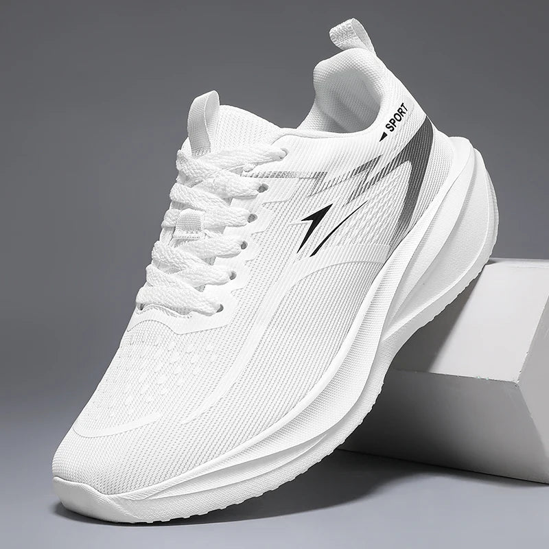 Chaussures de sport décontractées pour hommes, baskets de course à coussin d'air, respirantes, légères, confortables, antidérapantes, pour l'extérieur