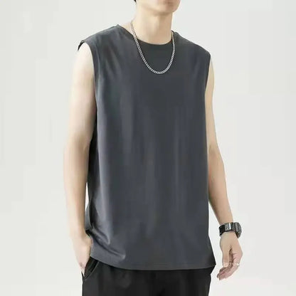 Son Goku Anime Dragon Ball Super Saiyan Harajuku Spring Summer Tank Top Casual Sports Fitness Pure Cotton Sleeveless Shirt Y2K