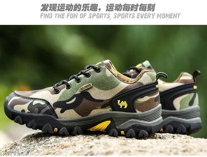 Casual Shoes Men Summer Outdoor Sneakers Women Footwear Trainer Waterproof Camouflage Army Shoe Male Military Shoes Tenis Jeans