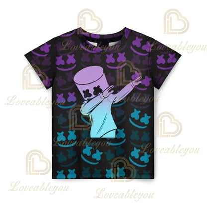 T-shirt Battle Royale Fortnite Victory per bambini, top per bambine e bambini, abbigliamento Harajuku, magliette 3D per bambini, 2025 NUOVO DESIGN