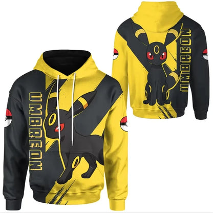 New Pokémon Pikachu Children Printed Top cosplay Hooded Fashion Trendy Casual Long-sleeved Pullover Sweatshirt Birthday Gift
